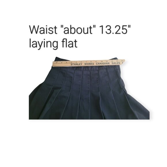 Black Pleated Tennis Skirt Skort by J. Galt, Size S - Picture 8 of 10